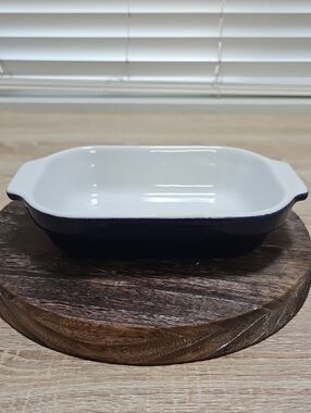 Emile Henry Cobalt Blue Rectangular Baker